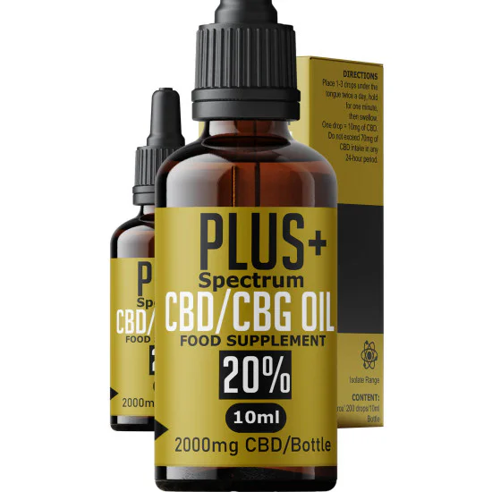CBG Oil 2000mg 20% from CBD UK is a powerful CBD & CBG 50/50 mix